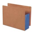 Smead Extra Wide File Pocket 5.25 in. Exp Letter Blue SMD74689